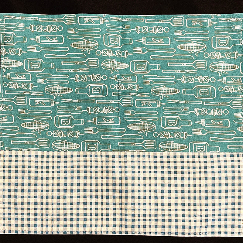 Napkins: Light Blue BBQ
