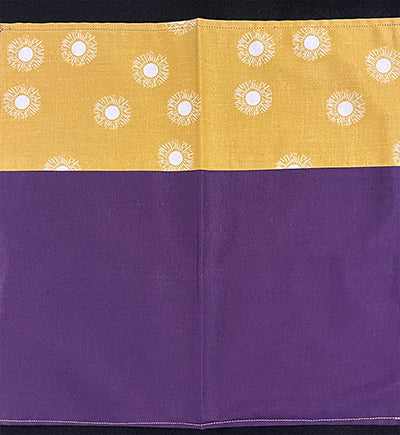 Napkins: Purple & Gold